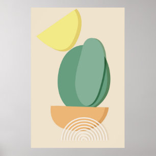 Poster Tendência do estilo de colagem