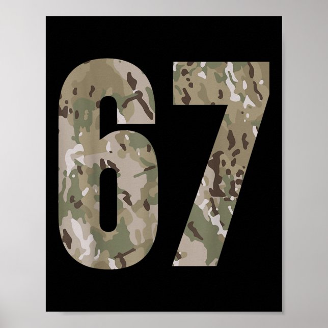Poster Tendência Geração Alfa Seis Sete 6 7 Meme Cam Mult (Frente)