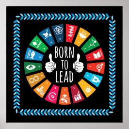 Poster Tendência moderna, inspiradora, mantém-lhe a sua p