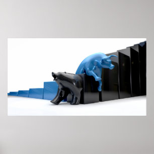 Pôster Tendências Econômicas da Bull & Bear Concorrentes