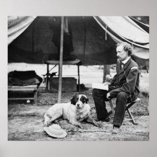 Pôster Tenente Georger Custer PhotographVirginia