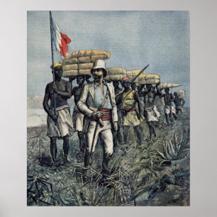 Pôster Tenente Mizon em sua missão 1892