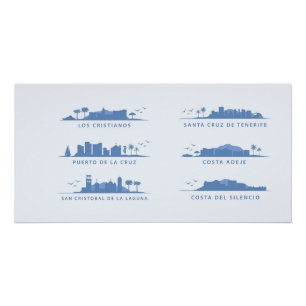 Pôster Tenerife horizontes