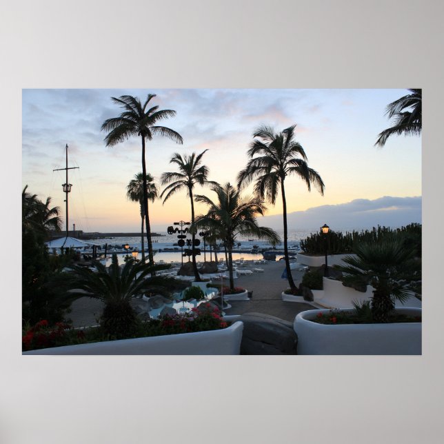 Poster Tenerife Sunset (Frente)