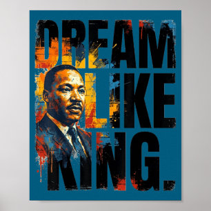 Poster Tenha o Sonho Martin do Mês da História Negra
