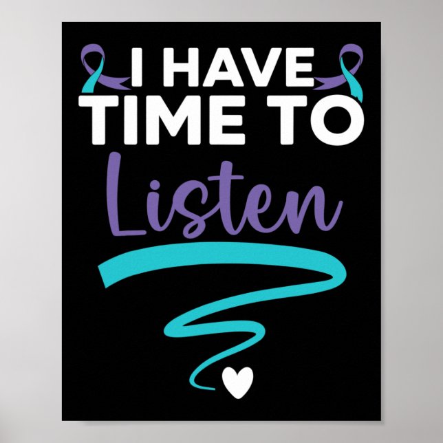 Poster Tenha Tempo Para Ouvir Seus Problemas De Vida Cura (Frente)