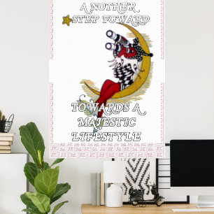 Poster Tenha um belo dia e uma melhor citação de arte