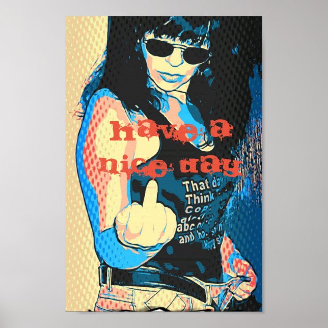 Poster Tenha um bom dia (Frente)