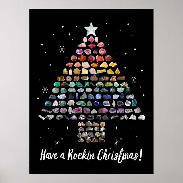 Poster Tenha um Natal! Árvore de Natal Crystal (Frente)