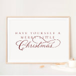 Poster Tenha Uma Feliz De Férias De Natal<br><div class="desc">Estamos sempre a adicionar novas designs diariamente!</div>