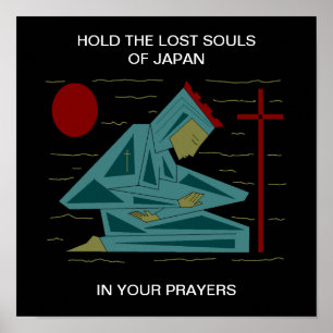 POSTER TENHAM AS ALMAS PERDIDAS DO JAPÃO EM SUAS ORAÇÕES