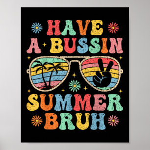 Poster Tenham Um Professor De Bruh Groovy No Verão Passad