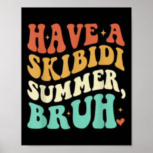 Poster Tenham Um Professor Engraçado Bruh No Verão Passad