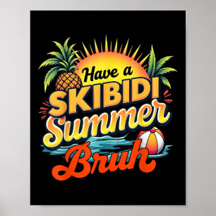 Poster Tenham Um Professor Engraçado Bruh No Verão Passad
