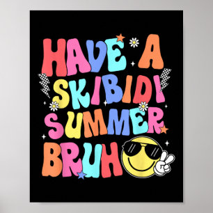Poster Tenham Um Professor Engraçado Bruh No Verão Passad