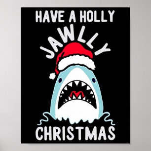 Poster Tenham Uma Camisa De Natal Holly Jawly Crianças Un