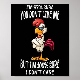 Poster Tenho 97% de certeza que você não gosta de mim, ma