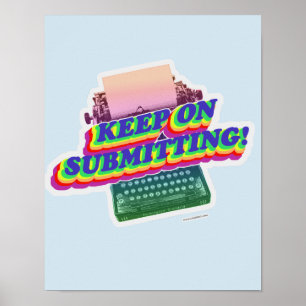 Poster Tenho que Continuar Enviando o Processo de Design