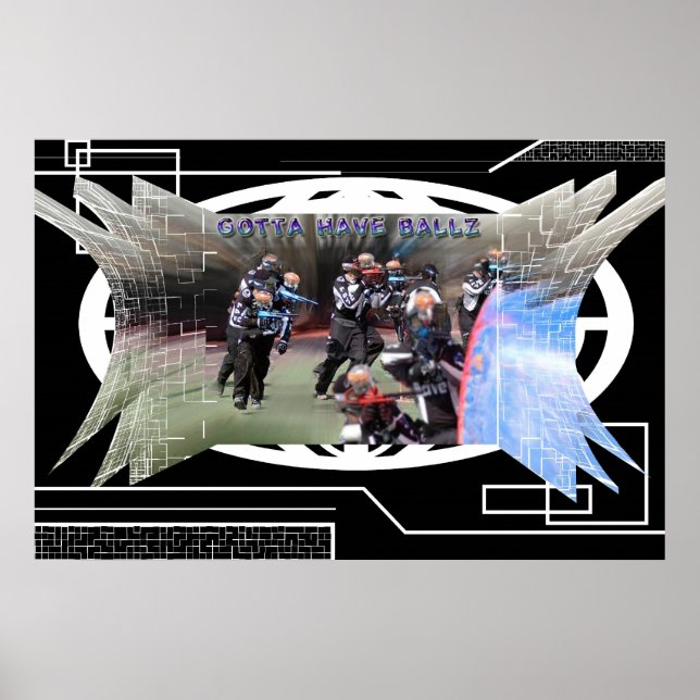 Pôster Tenho que ter bolas (Frente)