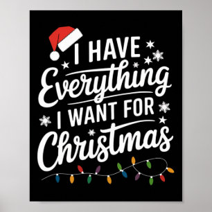 Poster Tenho tudo que quero no Natal, sou eu