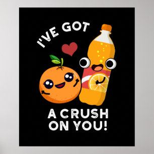 Poster Tenho uma paixão por você Engraçada Soda Pun Dark