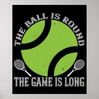 Tênis - A Bola É Redonda Jogo É Longo