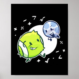 Poster Ténis Bola E Duo Golfe Matemática