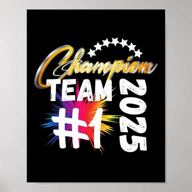 Poster Tênis de mesa Dminton Volei Golfe Handebol Campeão (Frente)