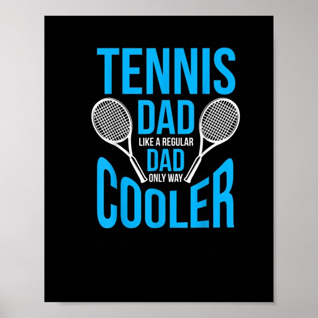 Poster tênis pai engraçado dia dos medos (Frente)