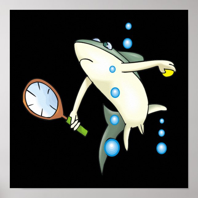 Pôster Tênis Shark (Frente)