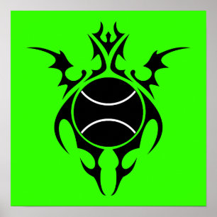 Poster tênis tribal