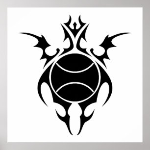 Poster tênis tribal