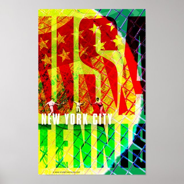 POSTER TÊNIS USA (Frente)