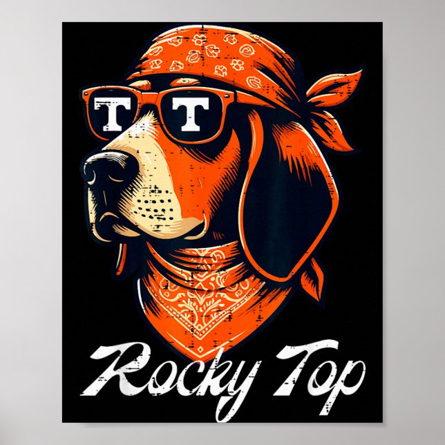 Poster Tennessee Dog Women Kids Boys Girls Youth Men Teen (Frente)