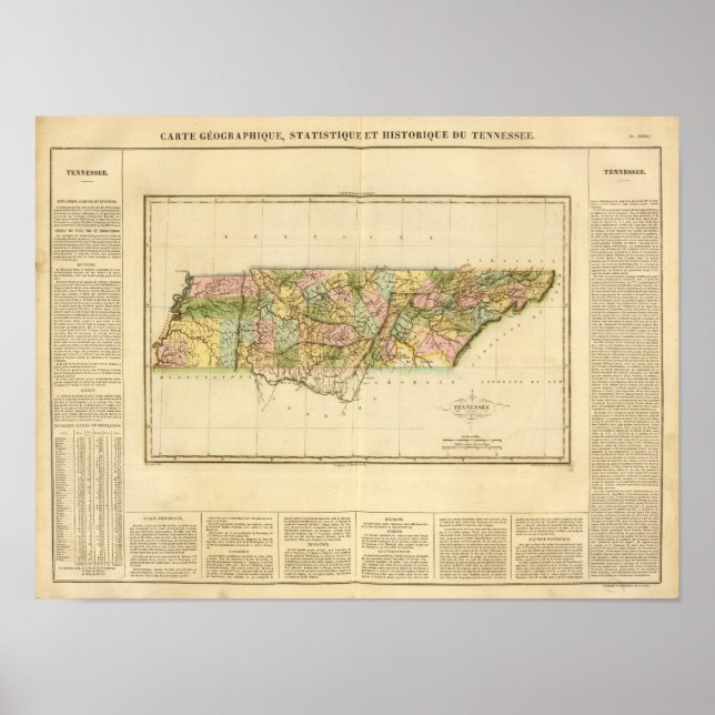 Poster Tennessee EUA (Frente)