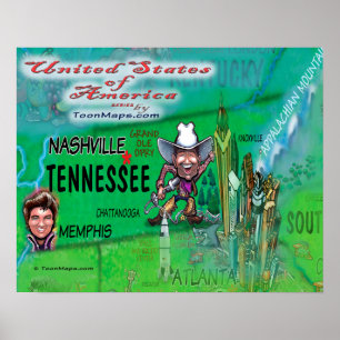 Pôster Tennessee EUA