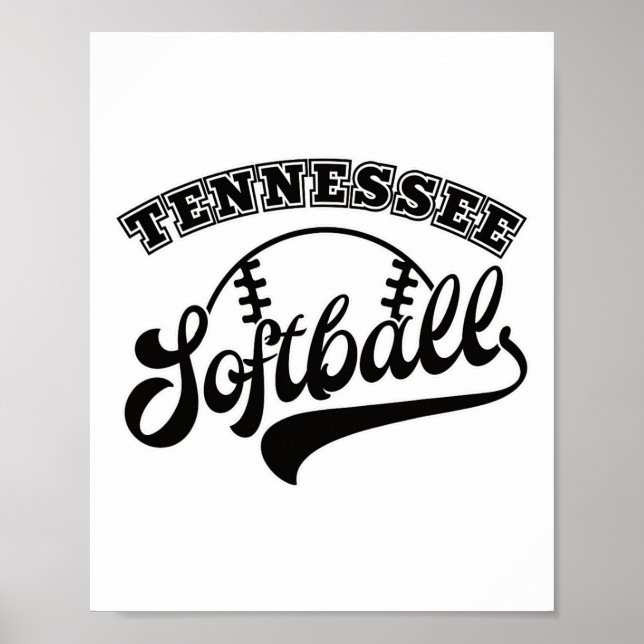 Poster Tennessee Softll - Fã de Softll  (Frente)