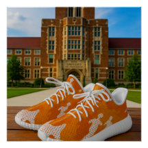 Tennessee university camo snekers shoes