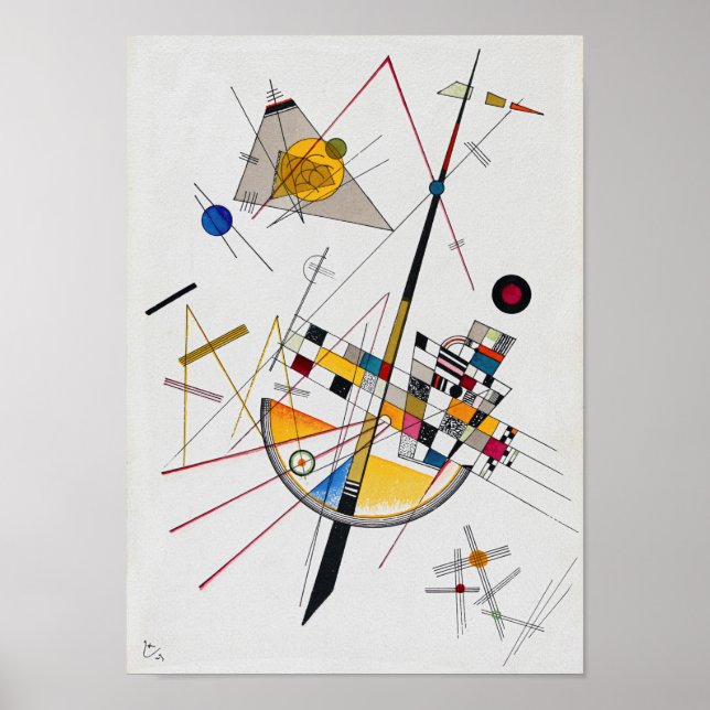 Poster Tensão Delicada n.o 85, Wassily Kandinsky (Frente)