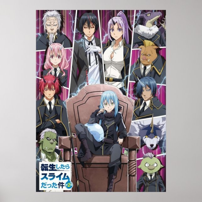 Poster Tensei Shitara Slime Datta Ken segundo (Frente)