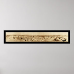 Pôster Tent Camp Sevier SC Foto 1918