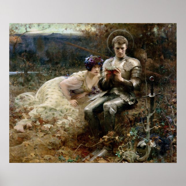 Poster Tentação de Sir Percival (Cavaleiro Medieval) (Frente)