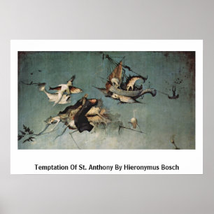 Pôster Tentação de St Anthony por Hieronymus Bosch