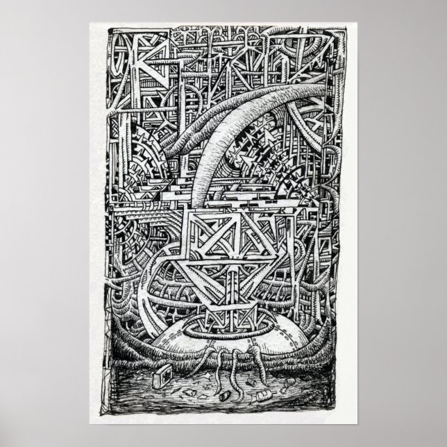 Poster Tentacle Tank de Brian Benson (Frente)