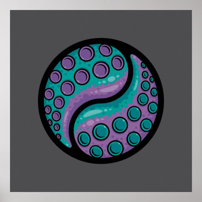 Poster Tentacle Yin Yang (Frente)