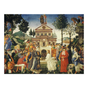Pôster Tentações de Cristo por Sandro Botticelli