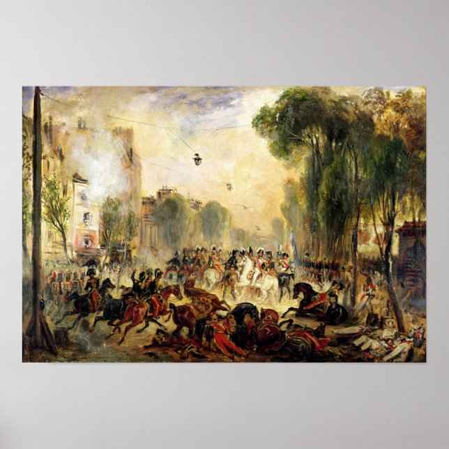 Pôster Tentativa de assassinato do Rei Louis-Philippe (Frente)