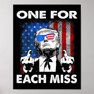 Poster Tentativa De Inibição De Trump Você Perdeu Duas Ve