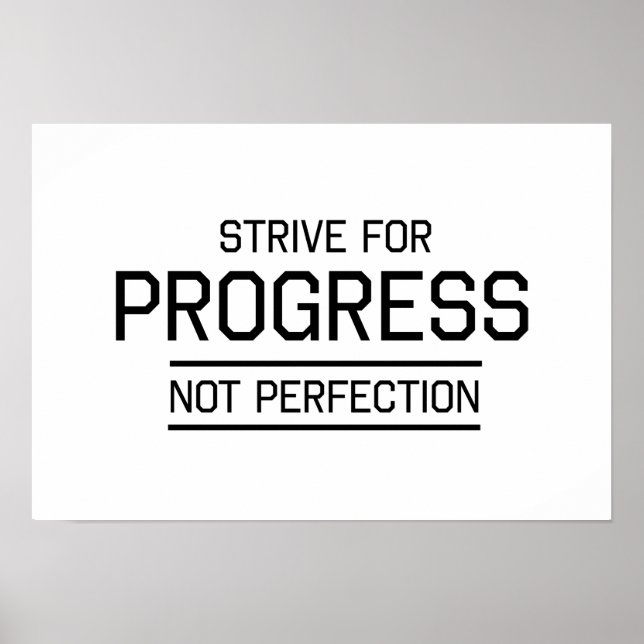 Poster Tentativa de Progresso sem Perfeição (Frente)