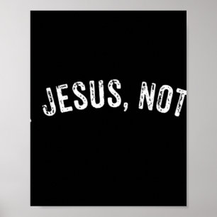 Poster Tente Jesus Não Eu Camisas Homens Mulheres Cristão